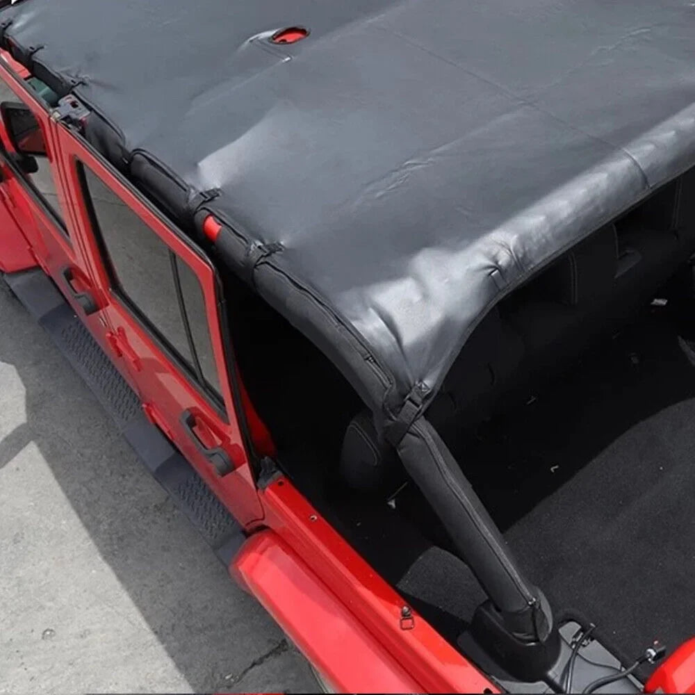Stylish Leather Top Sunshade to Shield Your Jeep Wrangler JK JKU 07-18 NEW from the Sun - superior Guaranteed