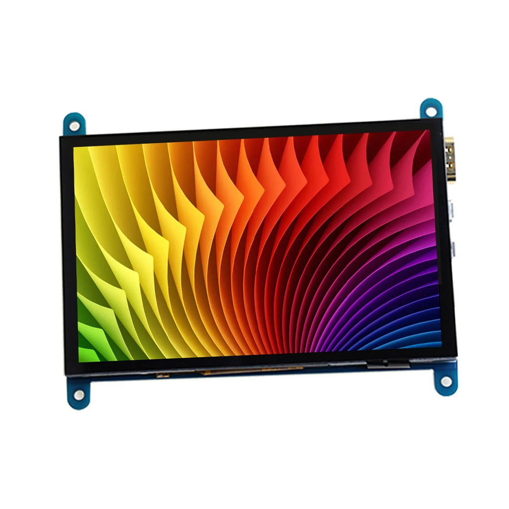 Arealer 5 InchCapacitive Touchscreen Display 800*480 Resolution Small Portablewith USBInterface matching with Raspberry Pi Tool