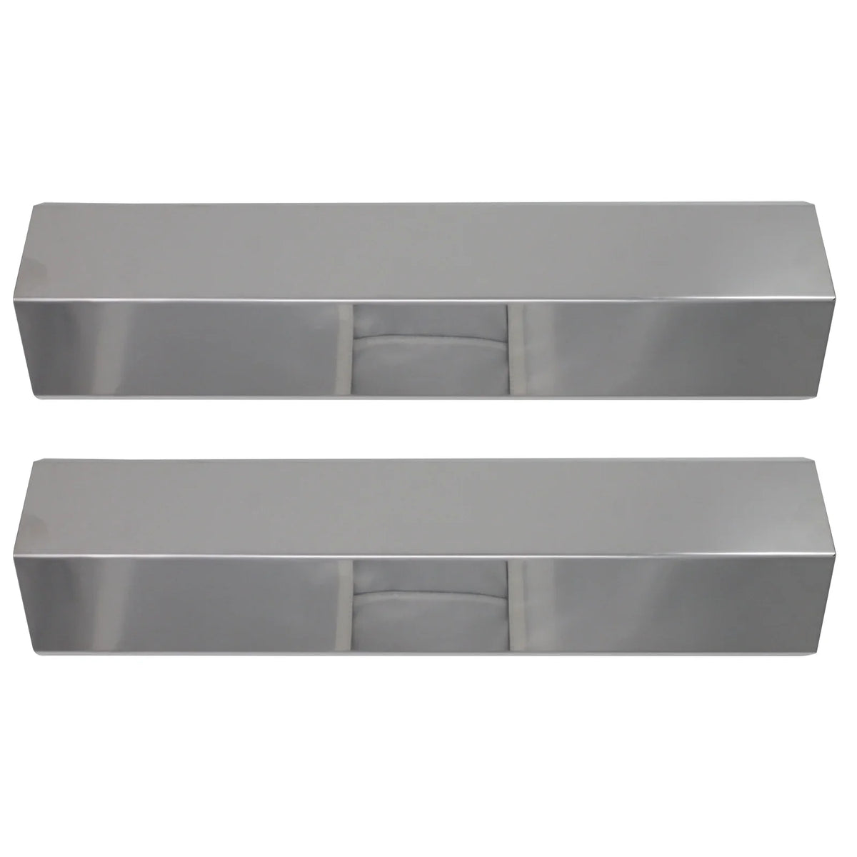 2-Pack BBQ Grill Heat Shield Plate Tent Replacement Parts for Charmglow 810-8410-F - suitable Barbeque Stainless Steel Flame Tamer, Guard, Deflector, Flavorizer Bar, Vaporizer Bar, Burner protector 15"