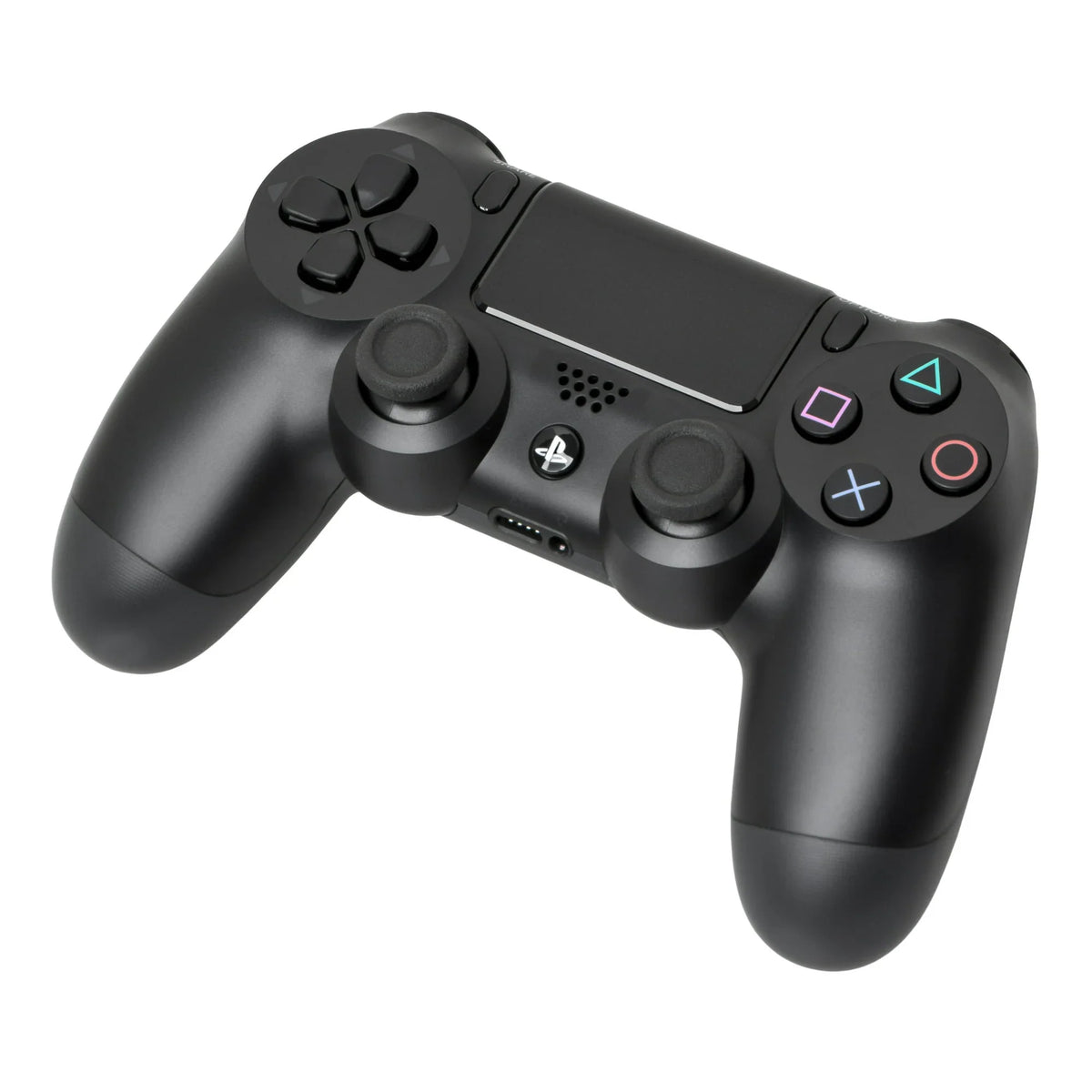 2215A PlayStation 4 Slim 500GB Gaming Console Black with Charging Dock Headset 2 Controller Bolt Axtion Like New