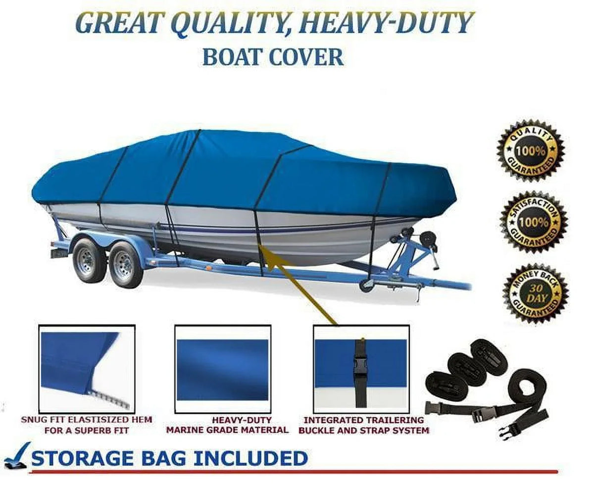 BLUE, outstanding high-grade ship protector appropriate for STARCRAFT SEAFARER 14 DLX T 1990-1993