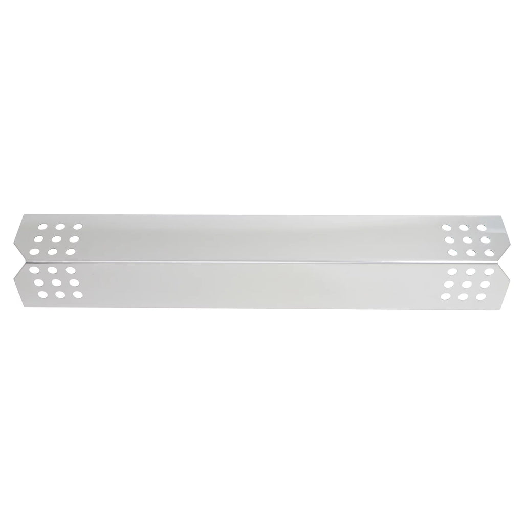 2-Pack BBQ Grill Heat Shield Plate Tent Replacement Parts for Nex 720-0336D - suitable Barbeque Stainless Steel Flame Tamer, Guard, Deflector, Flavorizer Bar, Vaporizer Bar, Burner wrap 16 1/8"