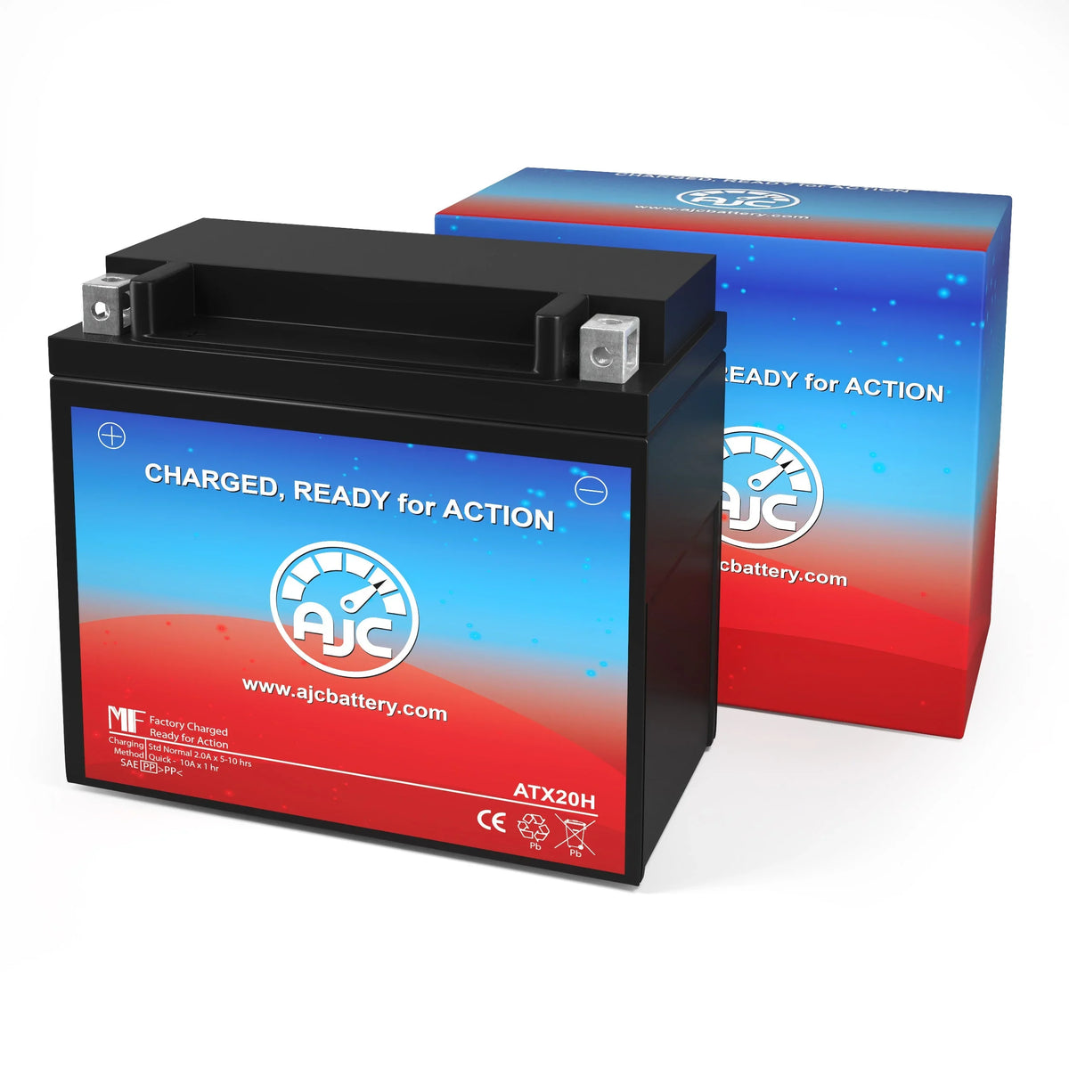AJC Battery suitable with Bombardier GTx 500 500CC Motorcycle Replacement Battery (2005-2008)