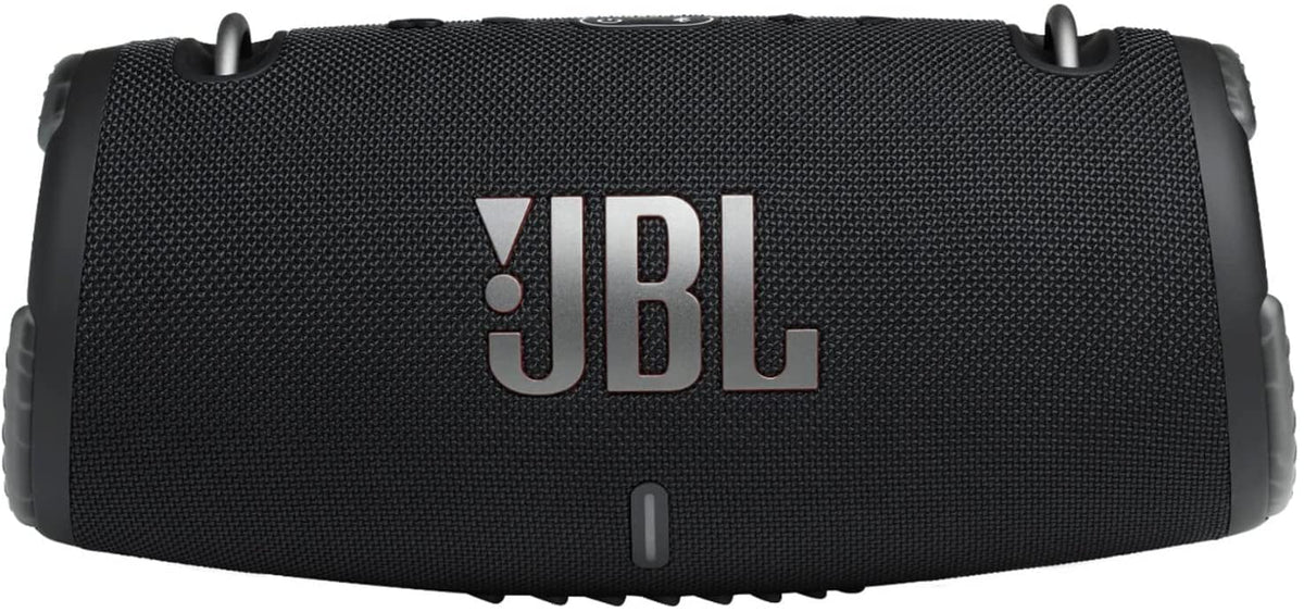 JBL Xtreme 3 - Portable Bluetooth Speaker Bundle with Silicone Carrying Sleeve shield (Black w/Red Sleeve)