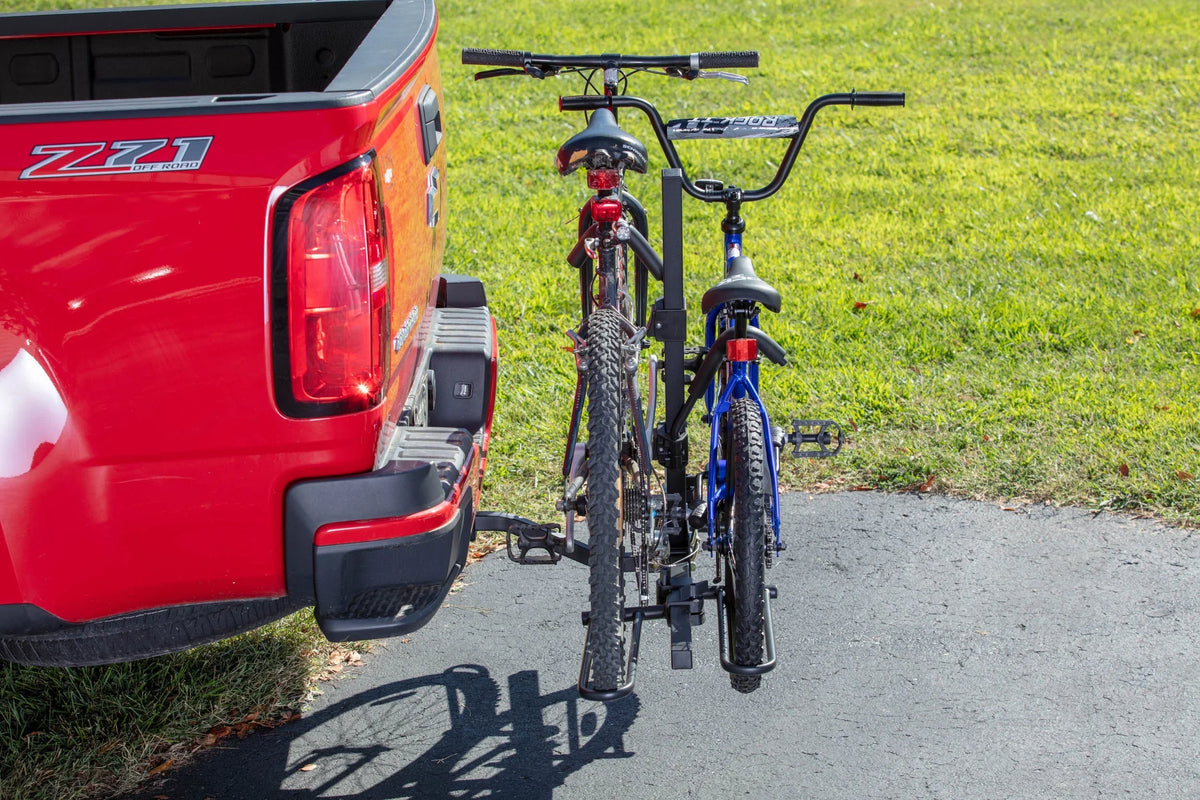 Capacity Foldable Hitch-Mount Platform 2-Bike Car Rack 10104071. Hyper Tough 80 lbs