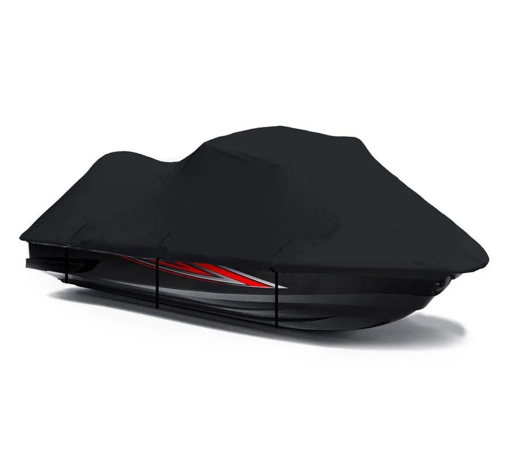 BLACK 600 DENIER JetSki protector appropriate for Kawasaki Ultra 300X 2011 2012 2013 Jet Ski PWC Watercraft wrap
