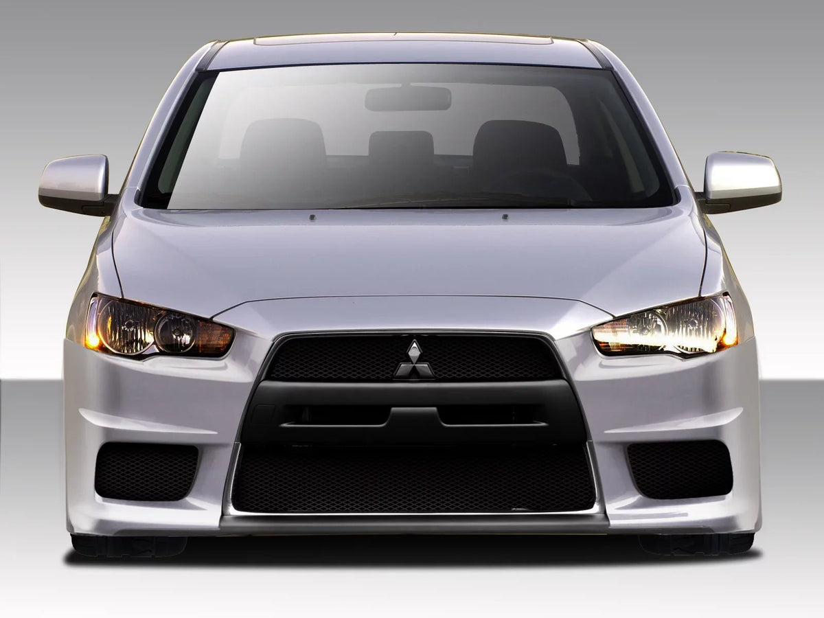 2008-2017 Mitsubishi Lancer Duraflex Evo X V3 Front Bumper wrap - 1 Piece