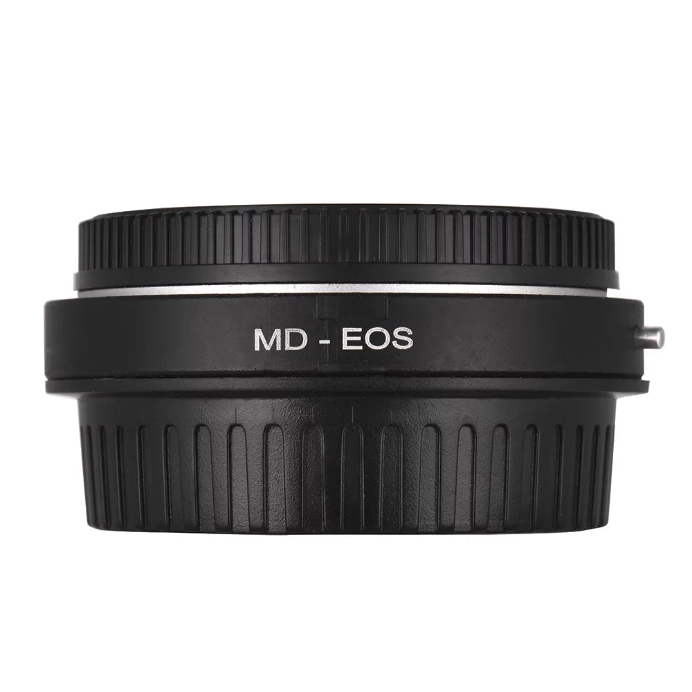 GoolRC MD- Lens Mount Adapter Ring with Corrective Lens for Minolta MD Lens to Fit for  EF Camera Focus Infinity
