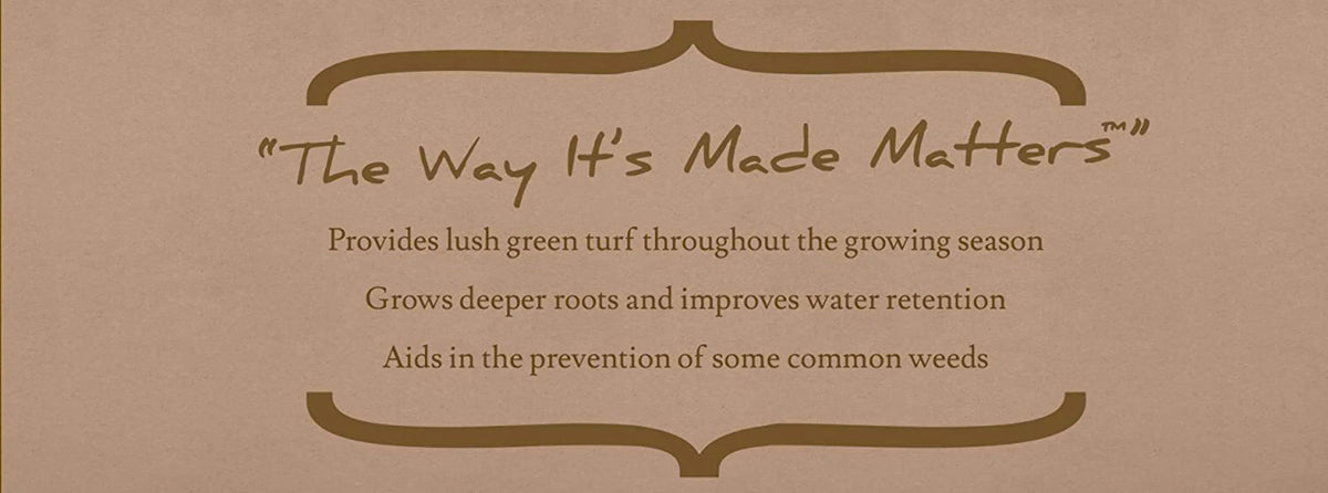 Healthy Grow Gold Corn Gluten Weed Preventer Plus Turf Food, 9-0-0, 30-Pounds