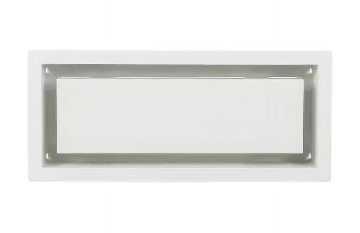 White Framed Wall Vent. x 6 in. FITTES Aria Lite 10 in