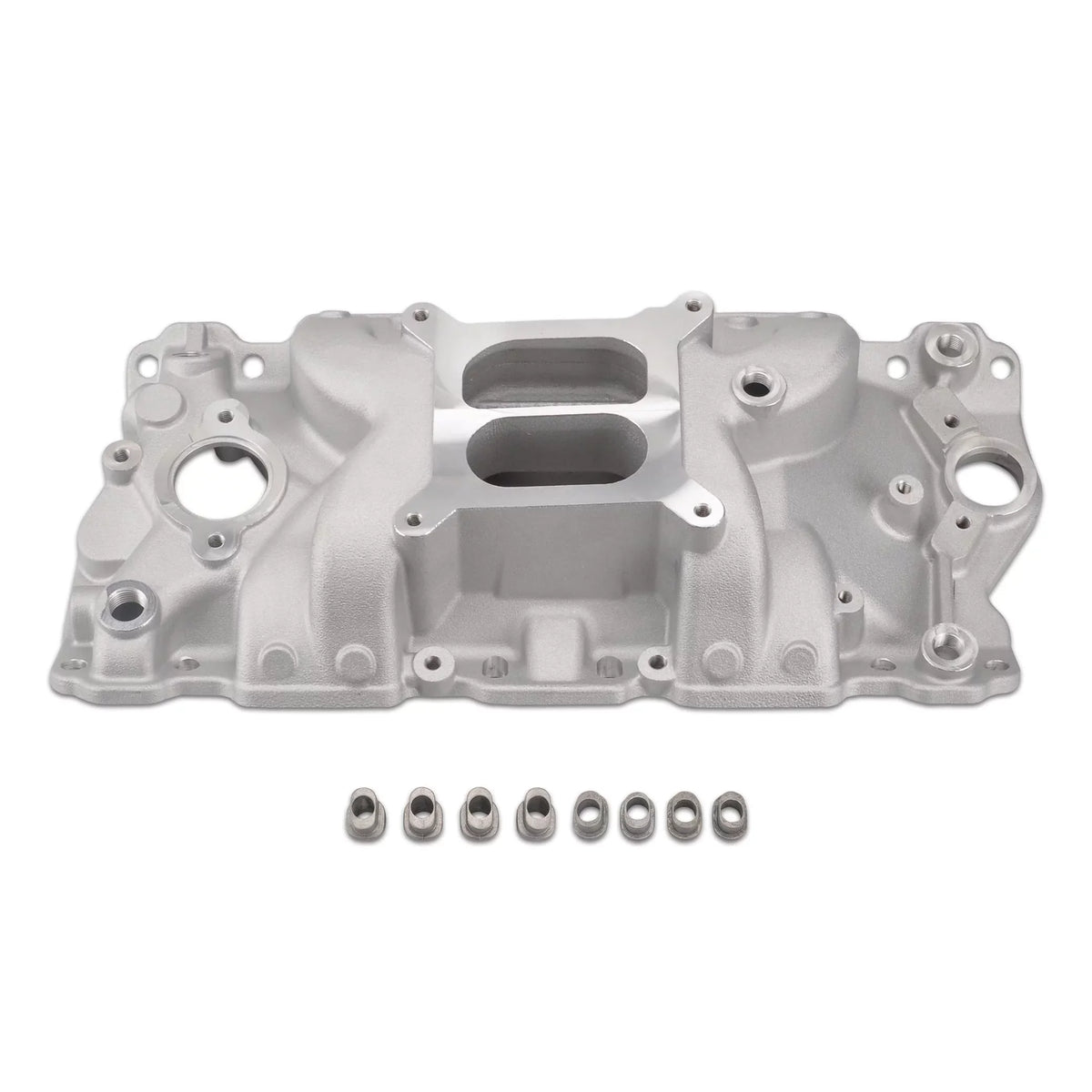 FGJQEFG Small Block Chevy SBC 305 327 350 400 1957-1986 Intake Manifold Dual Plane Aluminum